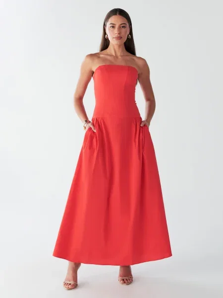 BWLDR Rochie de seară MIA orange roșu