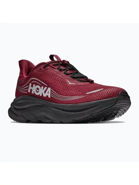 Încălțăminte de alergare pentru bărbați HOKA Clifton 11 GTX varsity burgundy/carbon black negru