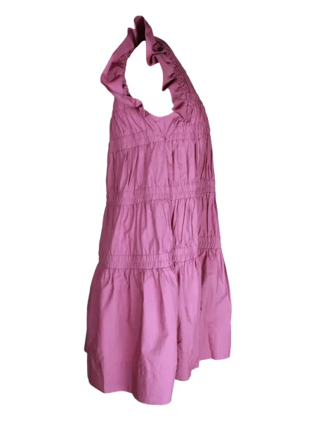 Rochie midi Sea până la genunchi de costum roz