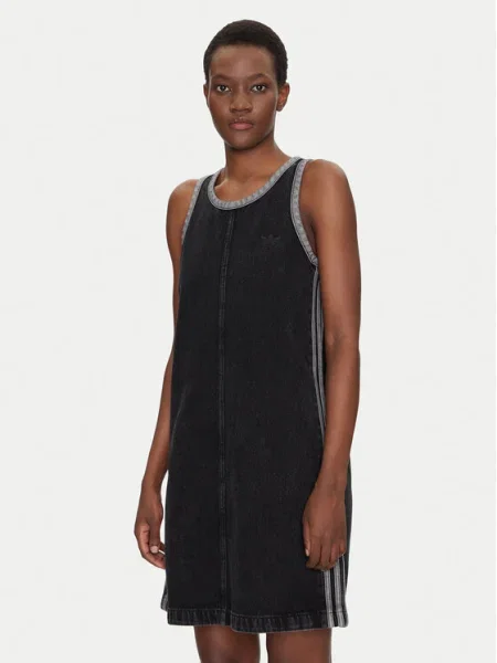 Adidas Rochie de blugi adicolor Denim negru