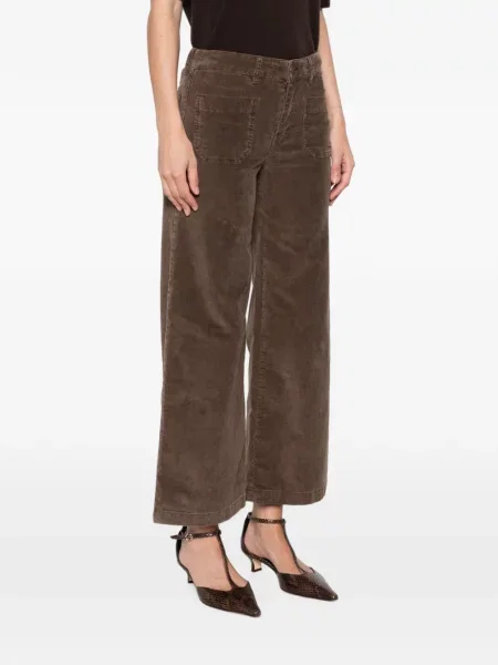 Pantaloni Five Jeans de catifea cord maro