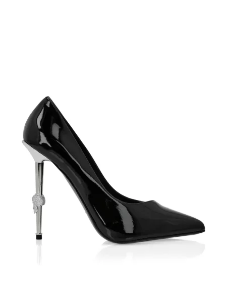 Pantofi cu toc Philipp Plein negru