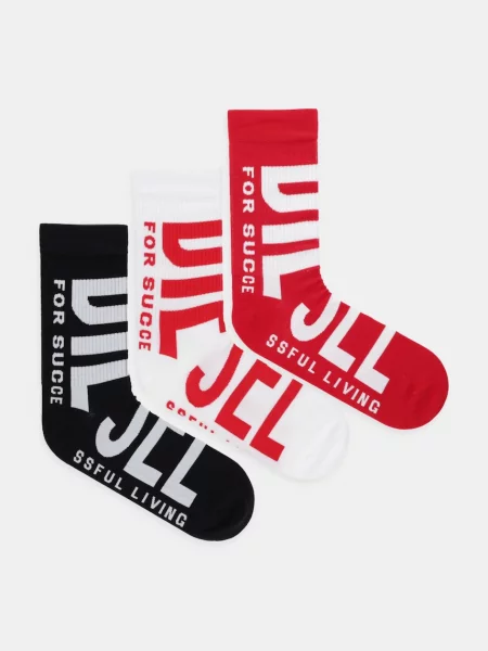 Nogavice Diesel SKM-RAY rdeča