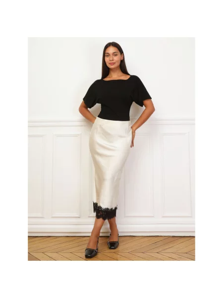 Top La Modeuse negru