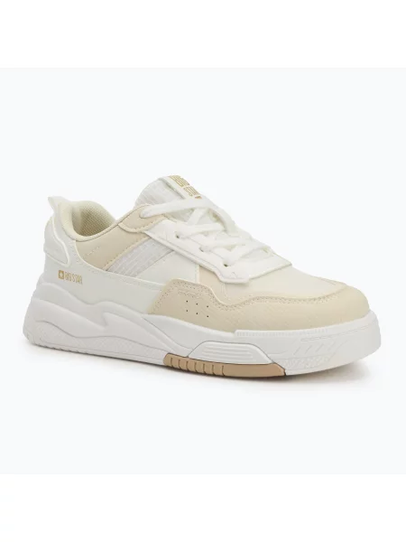 Sneakersy Big Star na platformie białe