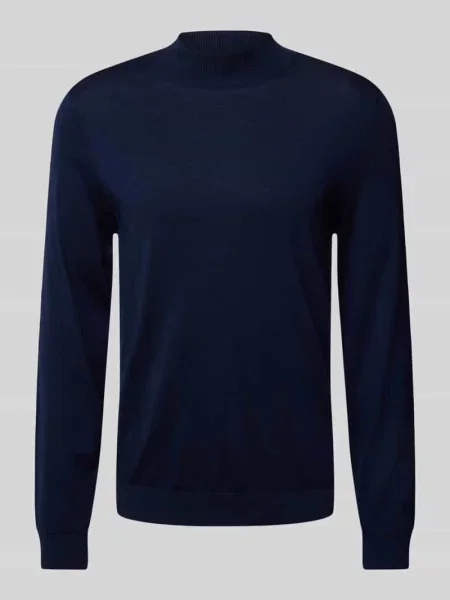 Sweter z dzianiny ze stójką model ‘TRAY’ Selected Homme