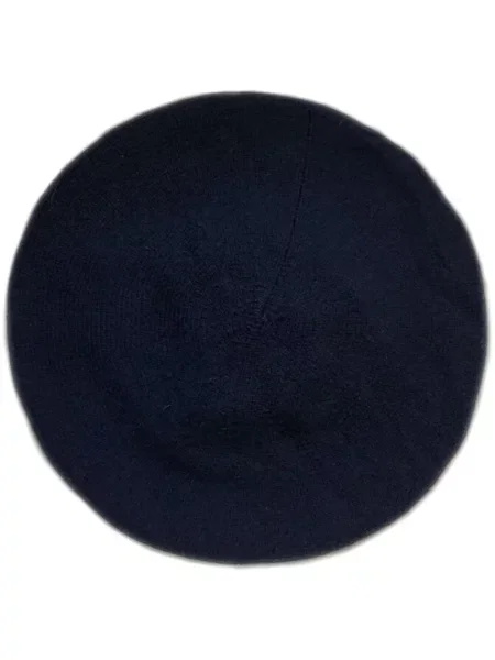 Haftowana czapka Pringle Of Scotland z kaszmiru niebieska