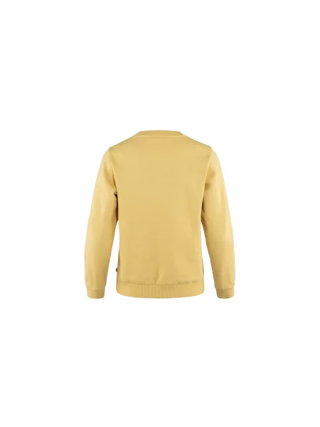 Pulover Fjallraven cu autograf galben