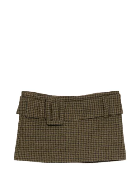 Opasan suknja Francoise Pinton - Paris s houndstooth uzorkom zelena