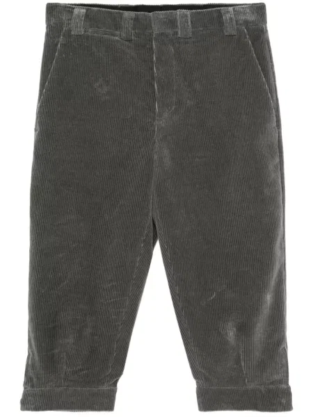 Manšestrové kraťasy Rier šedé