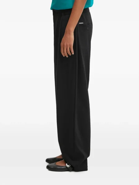 Pantaloni Pangaia plisate negru