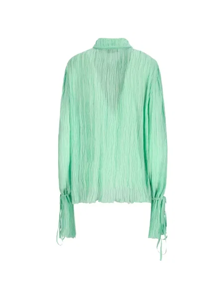 Cămașă Blumarine din dantelă verde