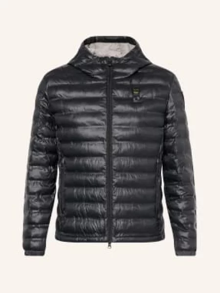 Blauer Kurtka Pikowana Charles schwarz czarna