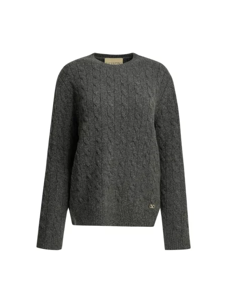 Sweter Valentino wełniany szary