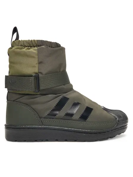 Adidas Snehule Superstar Winterized Boot Kaki čierna