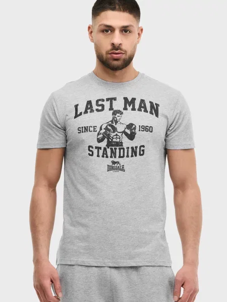Футболка Lonsdale серая