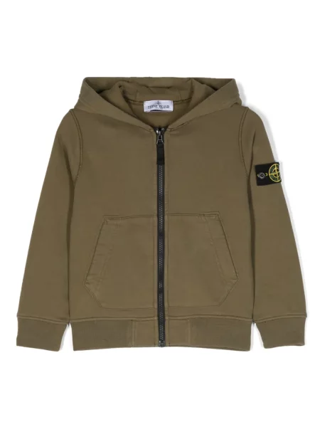 Kardigan dziecięcy Stone Island zielony