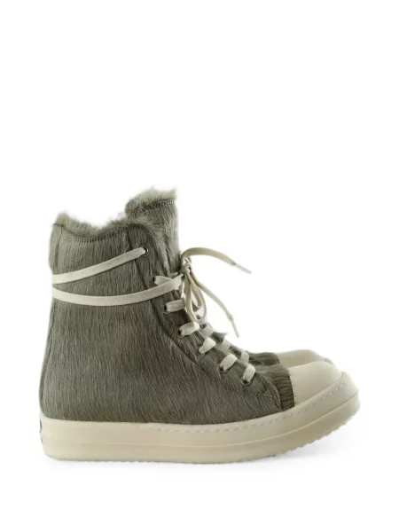 Top Rick Owens cu blană verde