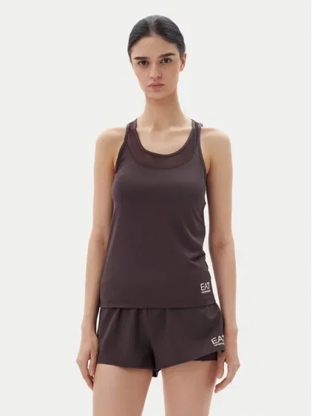 Emporio Armani Tehnička majica smeđa