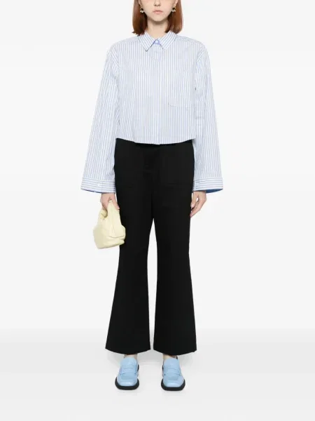 Cropp pantaloni To B. By Agnès B. negru