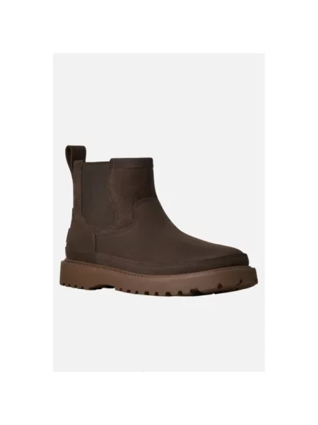 Sztyblety Ugg skórzane brązowe