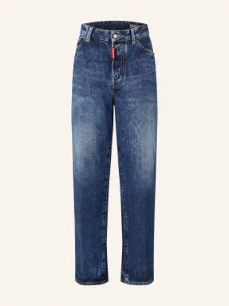 Zkrácené Džíny Boston navy blue modré