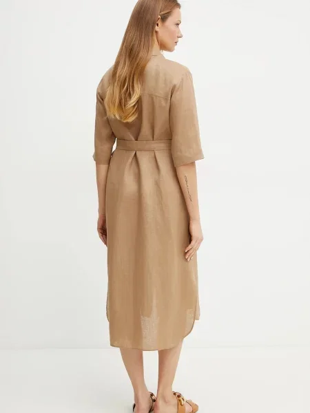 Max Mara Rochie tip cămașă Salute maro