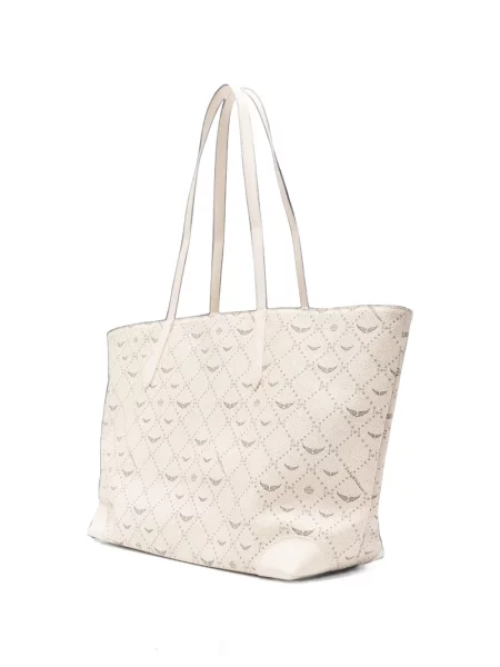 Shopper táska Zadig&voltaire autogrammal fehér