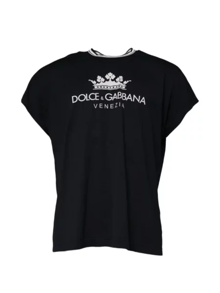 Tricou Dolce & Gabbana cu imagine negru