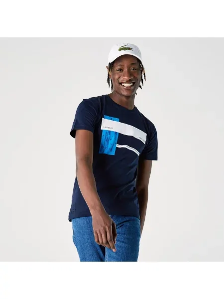 Футболка Lacoste синяя