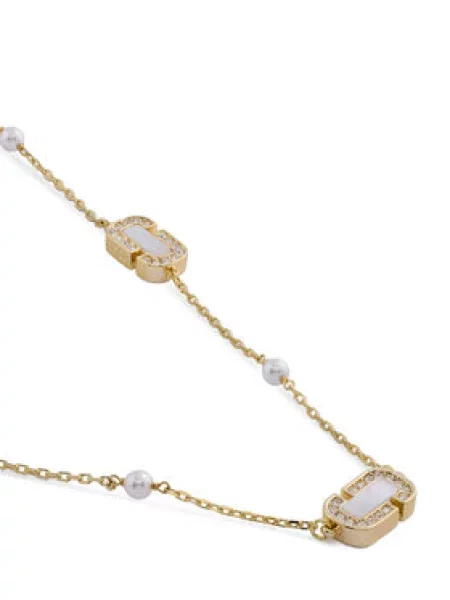 Marc Jacobs Ogrlica The J Mrc Luxe Station zlatna