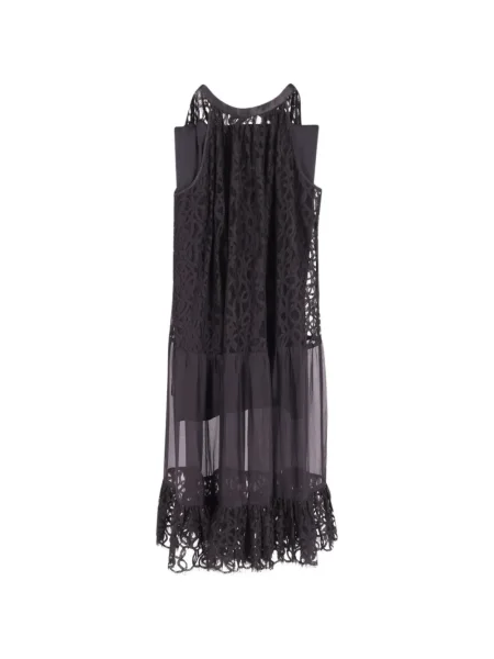 Rochie Temperley London din dantelă de costum negru
