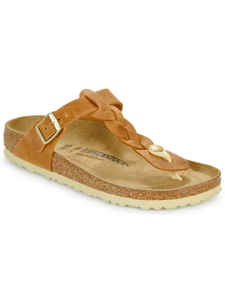 Pantofi Birkenstock țesuți maro