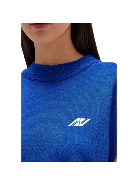 Kamizelka Autry z logo niebieska