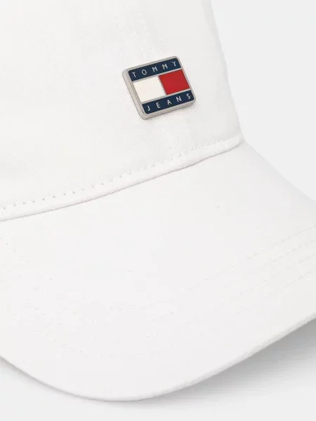 Tommy Jeans baseballová čepice bílá