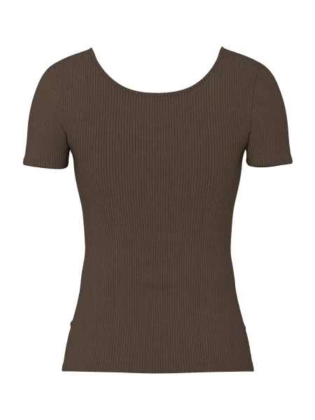 PIECES Tricou PCKitte ciocolatiu
