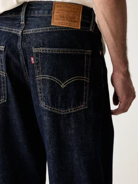 Levi's дънки wide leg мъжки BAGGY WIDE LEG синьо
