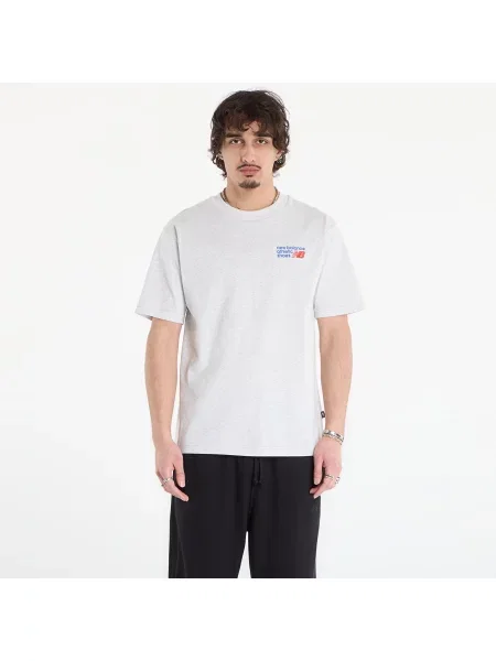 Tricou New Balance Athletics Premium Logo T-Shirt Ash Heather XXL
