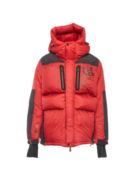Geacă cu puf Moncler roșu