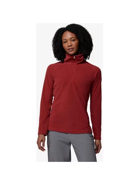 Polar Columbia Glacial Fleece IV półgolf bordowy S czerwony