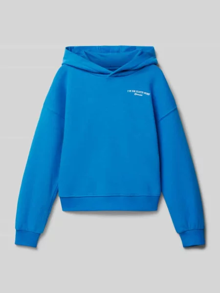 Bluza z kapturem Garcia niebieska
