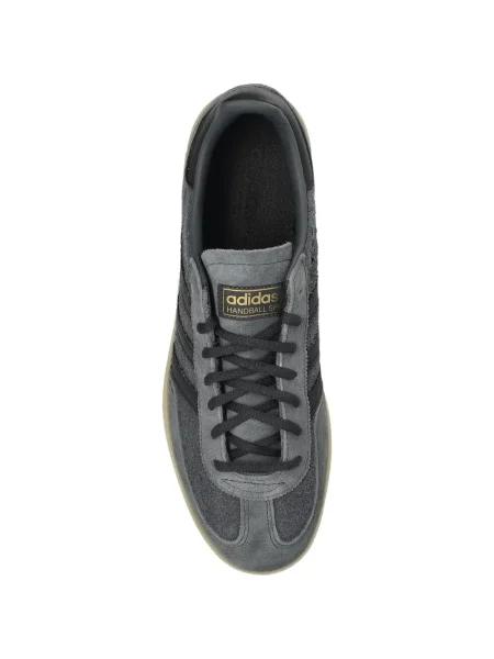 Krótka graficzny koszulka Adidas Campus z perforacją szara