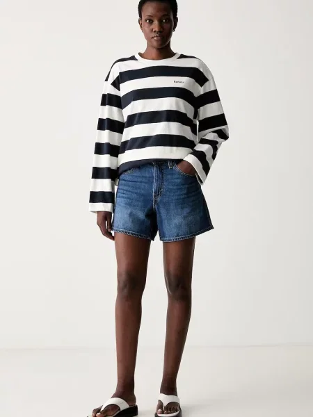 Levi's šortky džínové CINCH MID-THIGH modré