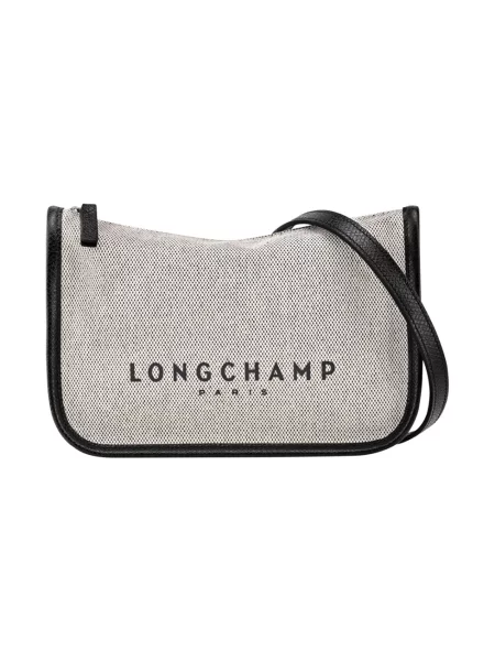 Torebka Longchamp skórzana z nadrukiem beżowa