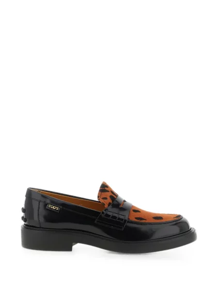 Pantofi loafer Tod's cu imagine negru