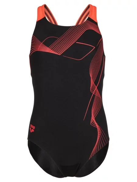 ARENA Costum de baie întreg Vibe Swim Pro Back portocaliu negru