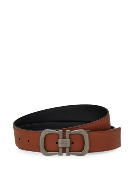 Cu centură reversibil curea Ferragamo maro