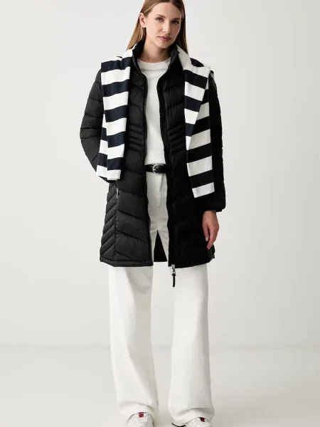 DKNY jachetă lungă pentru femei negru