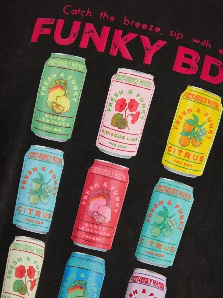 Funky Buddha Tricou negru