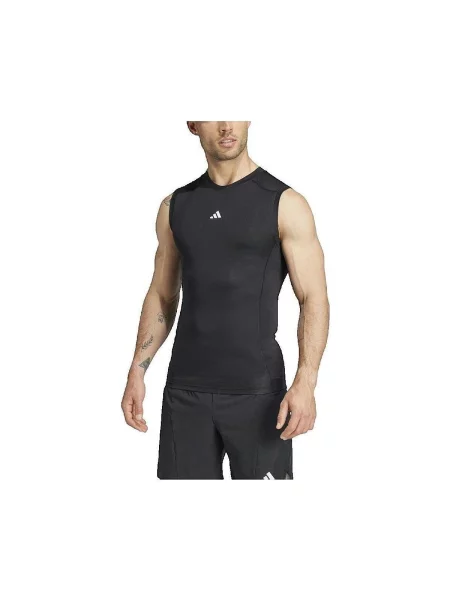 T-shirt adidas Tf C Sl Tee Black M crna